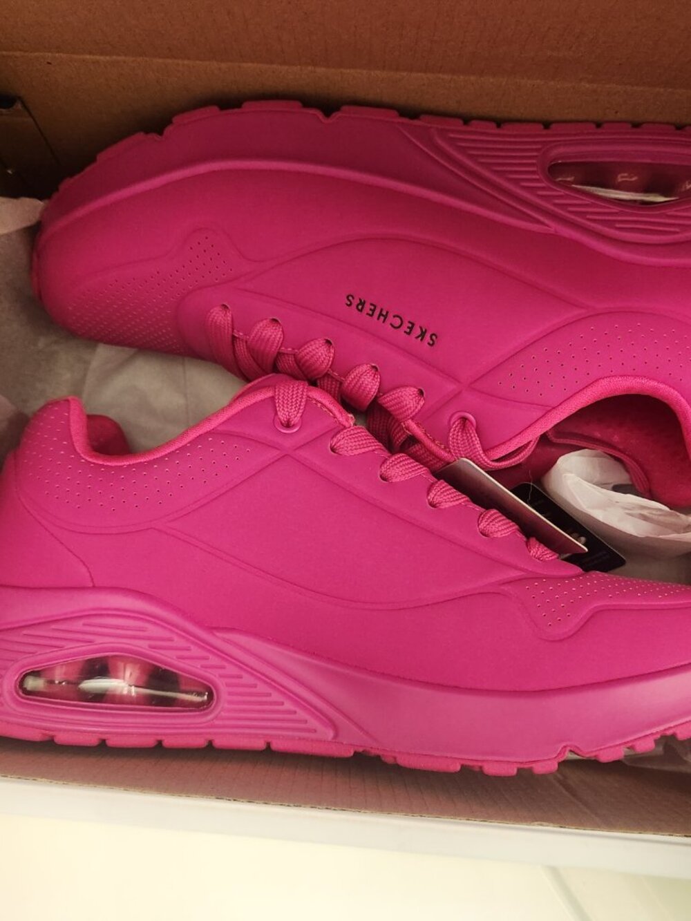 Skechers street Stand on Air Pink Sneakers. NIB. Size 7.5 - Picture 10 of 11